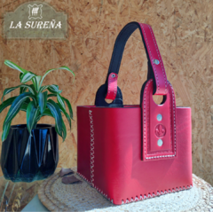 Porta termo cuero cuadrado - tienda online