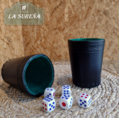 Cubilete cuero generala - comprar online