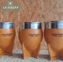 mate imperial calabaza con virola acero inoxidable - LA SUREÑA