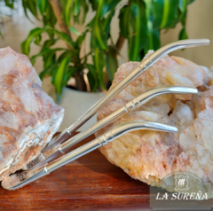 Bombilla alpaca pico loro lisa paleta