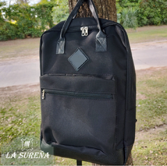 Mochila porta termo de lona extra grande