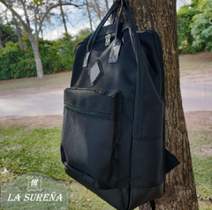 Mochila porta termo de lona extra grande - comprar online