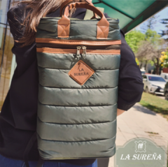 mochila porta termo matelasse y sire