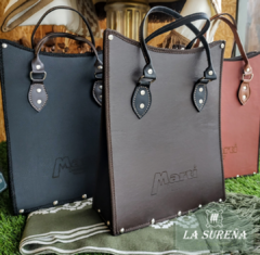 Porta termo bolso en simil o telar rectangular - comprar online