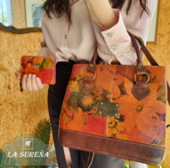 Cartera cuero Victoria estilo hermes