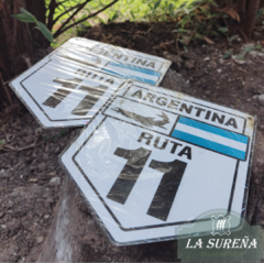 Chapa Decorativa Ruta 11 - Argentina 16 * 21 cm - comprar online