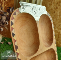 Batea tabla copetin x5 divisiones con alpaca - comprar online