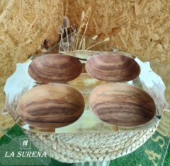 Bandeja tabla tipo batea de madera y asta en internet