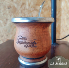Mate de madera algarrobo y acero inoxidable en internet