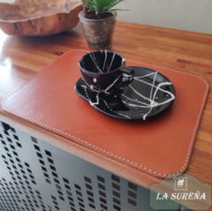Individual de cuero 40x30 cm - LA SUREÑA