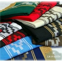Poncho grande estampados pampa