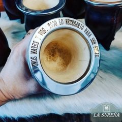 Mate camionero grabado laser en acero inoxidable - tienda online