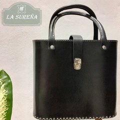 bolso cuero porta termo canasta - comprar online