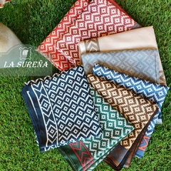 Pañuelo de cuello estampado 80*80 cm