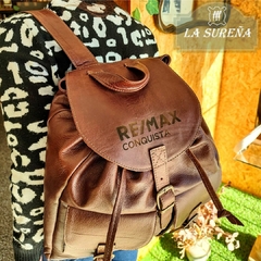 mochila de cuero vacuno grande - tienda online
