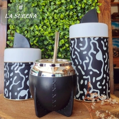 Imagen de Juego de mate, bombilla con yerbero y azucarero