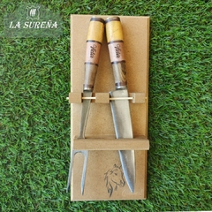 Juego de cubiertos asador x2 en presentación 30 cm - LA SUREÑA