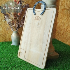 Tabla de Asado con 1 herradura 25x50