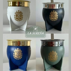 Mate Pampa XL PVC AFA con Bombilla