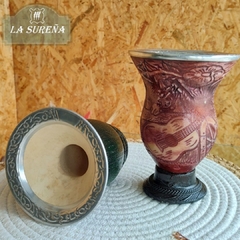 Mate calabaza Brasilera forrado Pvc Aluminio en internet