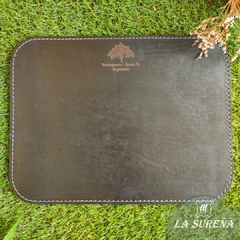 Individual de cuero 40x30 cm - comprar online