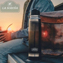 termo lumilagro black 1lts. acero inox en internet