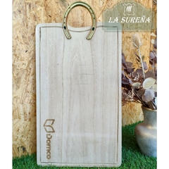 Tabla de Asado con 1 herradura 25x50 - comprar online