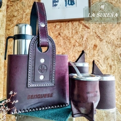 juego completo mate cuero x6 (madera) - tienda online