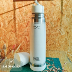 Termo lumilagro blanco acero inox 1lts. - tienda online