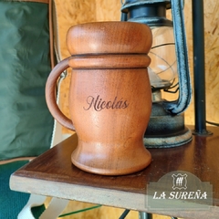 Jarro chop acero inoxidable y madera 500ml en internet