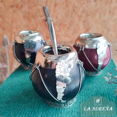 mate porito de calabaza con alpaca y dije