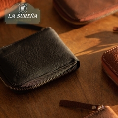billetera de cuero con cierre - comprar online