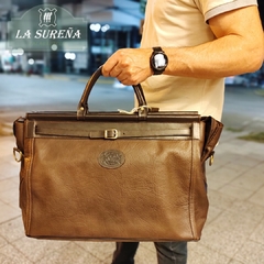 Bolso de cuero estilo Hermes