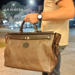 Bolso de cuero estilo Hermes - comprar online