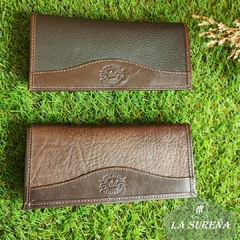Billetera fichero dama cuero triple