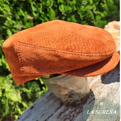 Gorra boina de cuero carpincho - tienda online