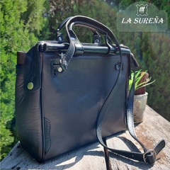 cartera bolso cruzado cuero con correa - comprar online