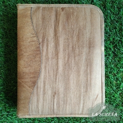agenda clásica cuero crudo - comprar online