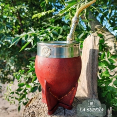 mate imperial calabaza con virola acero inoxidable - LA SUREÑA