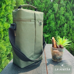 Porta termo térmico de lona con correa - LA SUREÑA