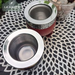 Mate imperial de acero térmico forrado en cuero - comprar online