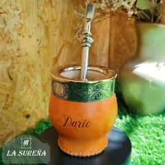 Mate Imperial de calabaza con alpaca, base y costura de tiento en internet