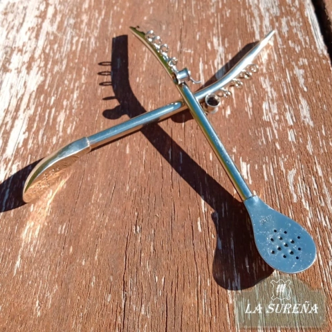 bombilla alpaca maciza reel paleta