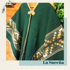 Poncho grande estampados pampa - tienda online