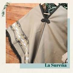 Poncho grande estampados pampa