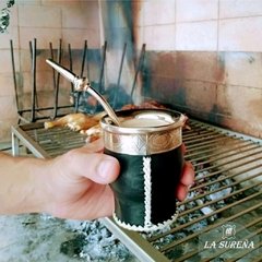 Mate Imperial de calabaza con alpaca, base y costura de tiento en internet