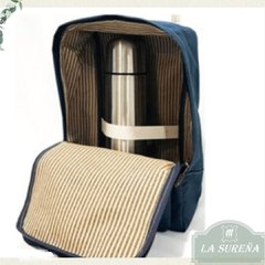 Mochila porta termo flexible con manija y correa - comprar online