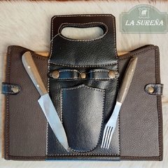 juego de asado con cubieros de madera en internet