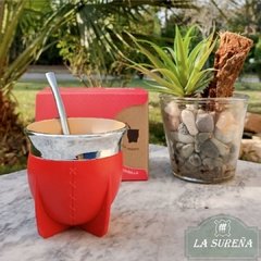 Mate pvc plástico con bombilla en caja - comprar online