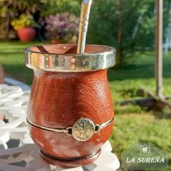 mate madera algarrobo y dije alpaca y virola